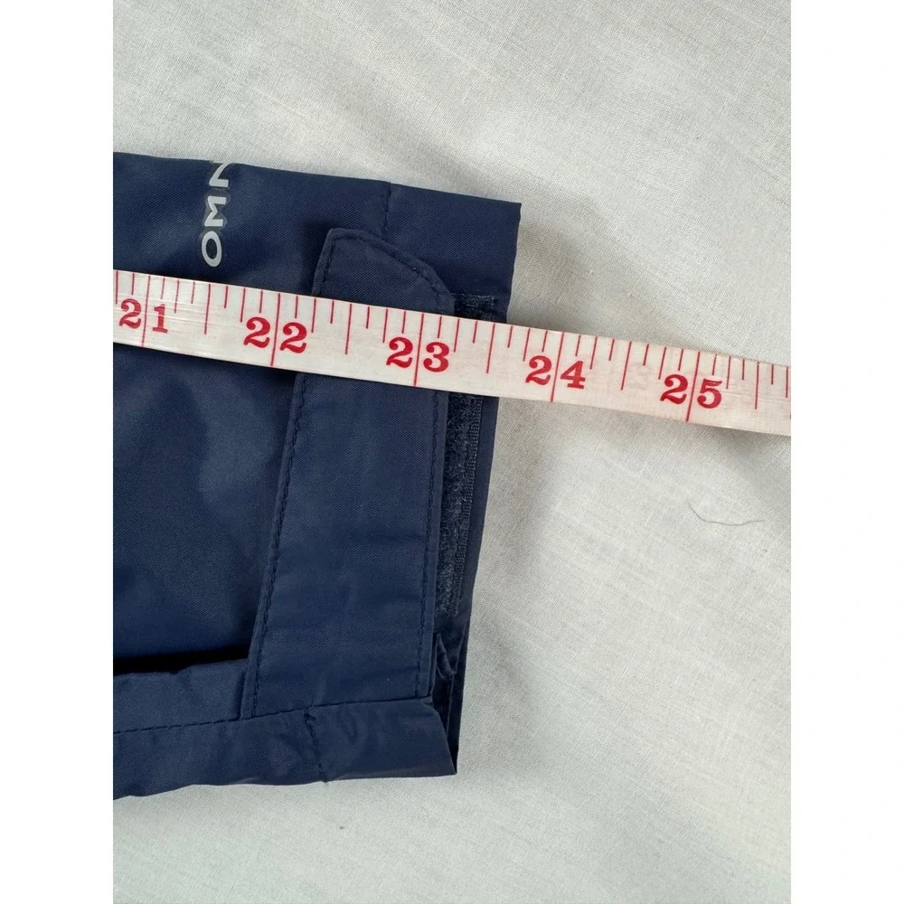 Columbia Kids Navy Blue Omni-Tech Waterproof Rain Jacket Hooded Large 14/16